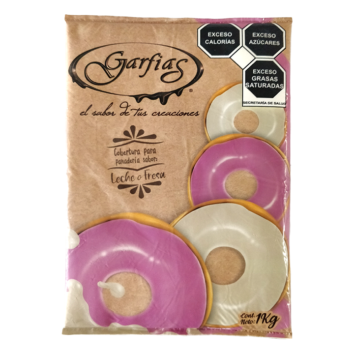 COBERTURA CHOCOLATE ROSA GARFIAS 1KG