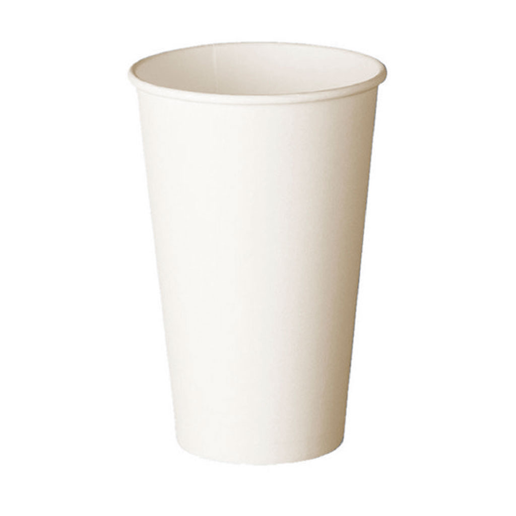 VASO PAPEL BLANCO 412W 12 OZ PZ PAQ C/50PZ