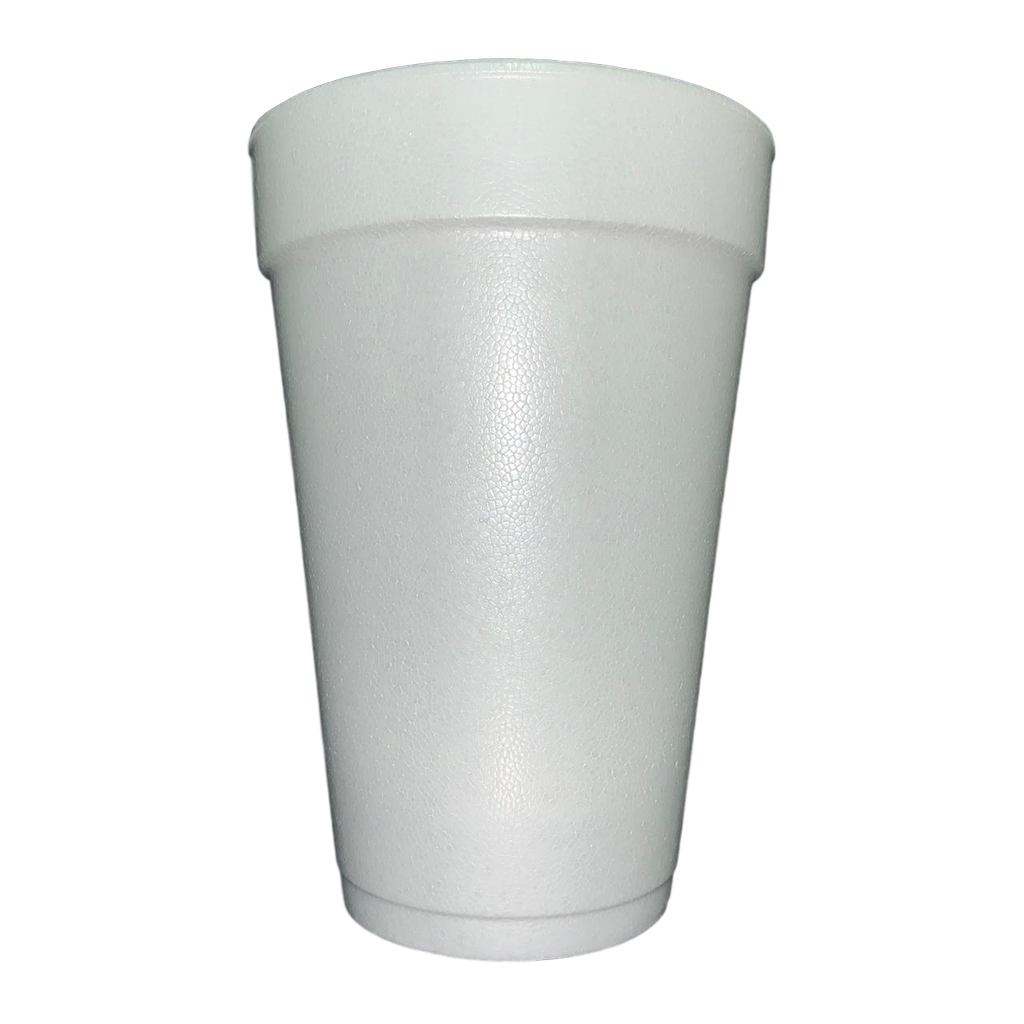 VASO DE UNICEL 16 OZ C/25 PZAS