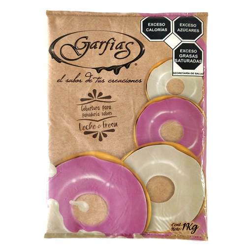 COBERTURA CHOCOLATE ROSA GARFIAS 1KG