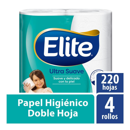 PAPEL HIGIENICO ELITE C/4 ROLLOS DE 200H